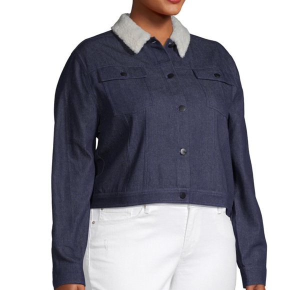 Brand New Love Sadie Denim Jacket Plus Sizes - Picture 4 of 5